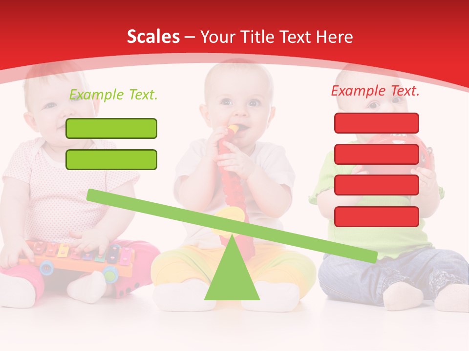 Toys Toddlers Educational PowerPoint Template