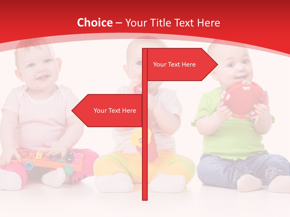Toys Toddlers Educational PowerPoint Template