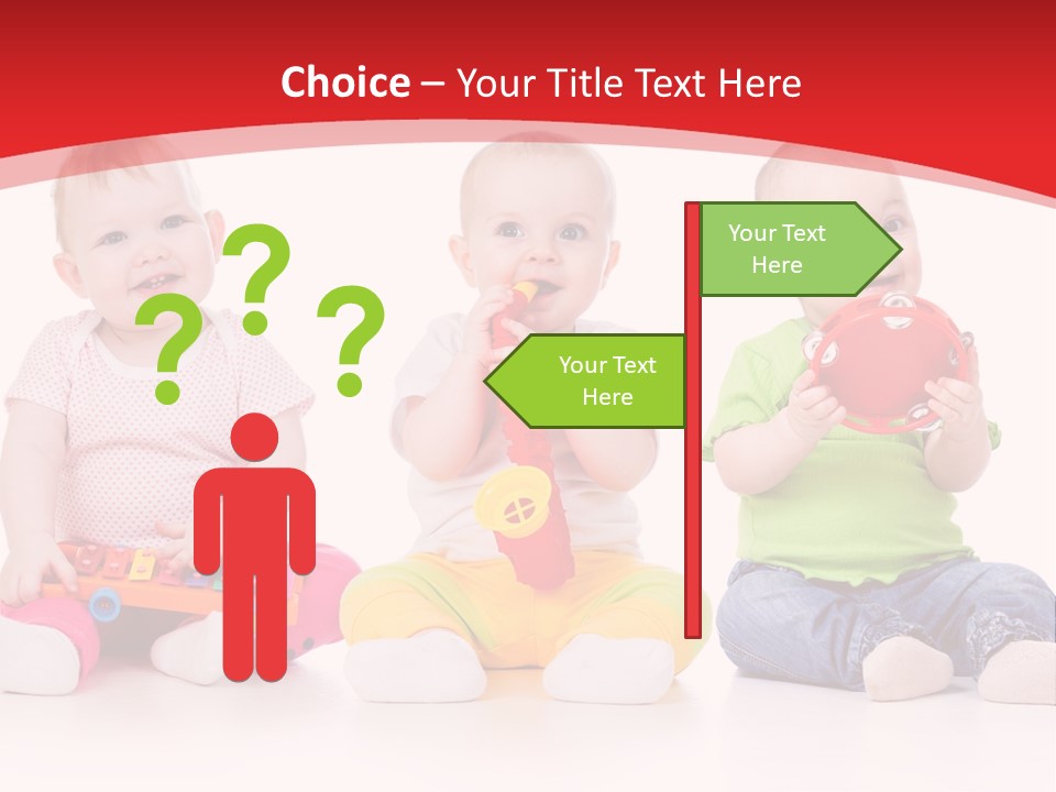 Toys Toddlers Educational PowerPoint Template