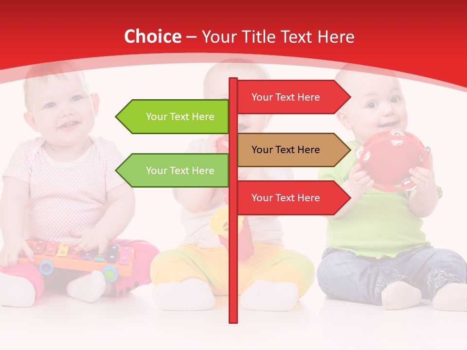 Toys Toddlers Educational PowerPoint Template
