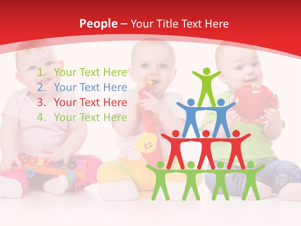 Toys Toddlers Educational PowerPoint Template