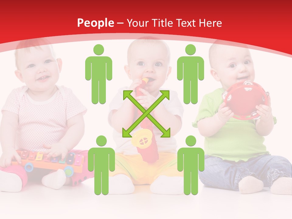 Toys Toddlers Educational PowerPoint Template