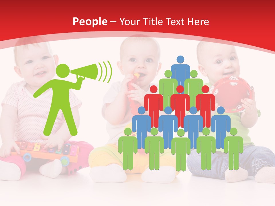 Toys Toddlers Educational PowerPoint Template