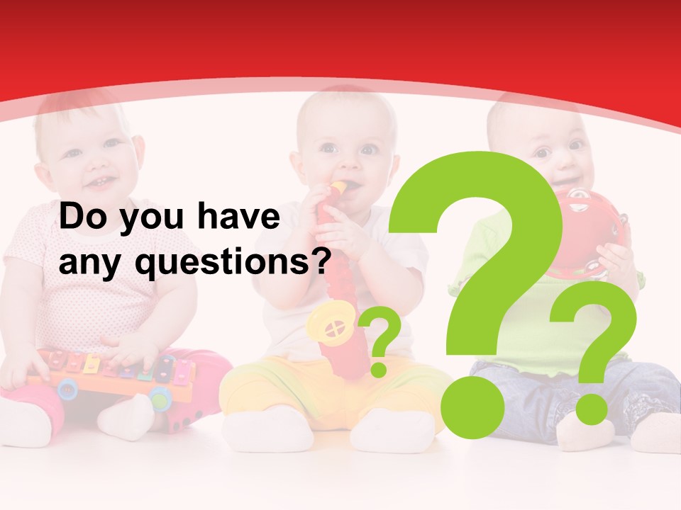 Toys Toddlers Educational PowerPoint Template