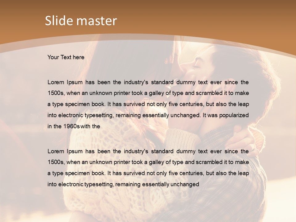 Outside Beach Fun PowerPoint Template