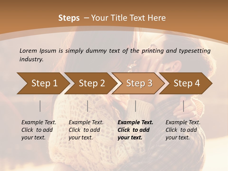 Outside Beach Fun PowerPoint Template