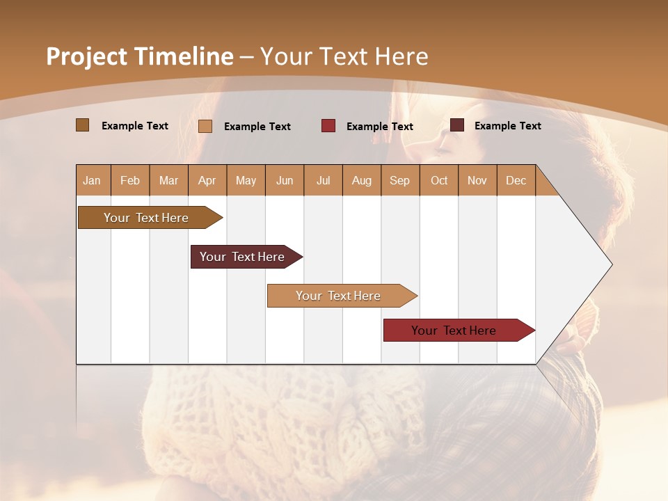 Outside Beach Fun PowerPoint Template