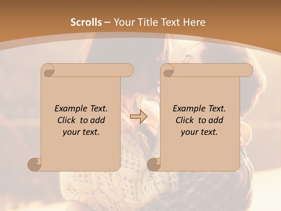 Outside Beach Fun PowerPoint Template