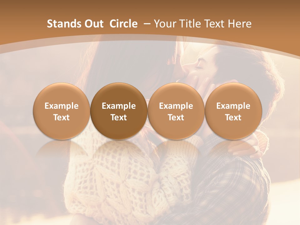 Outside Beach Fun PowerPoint Template