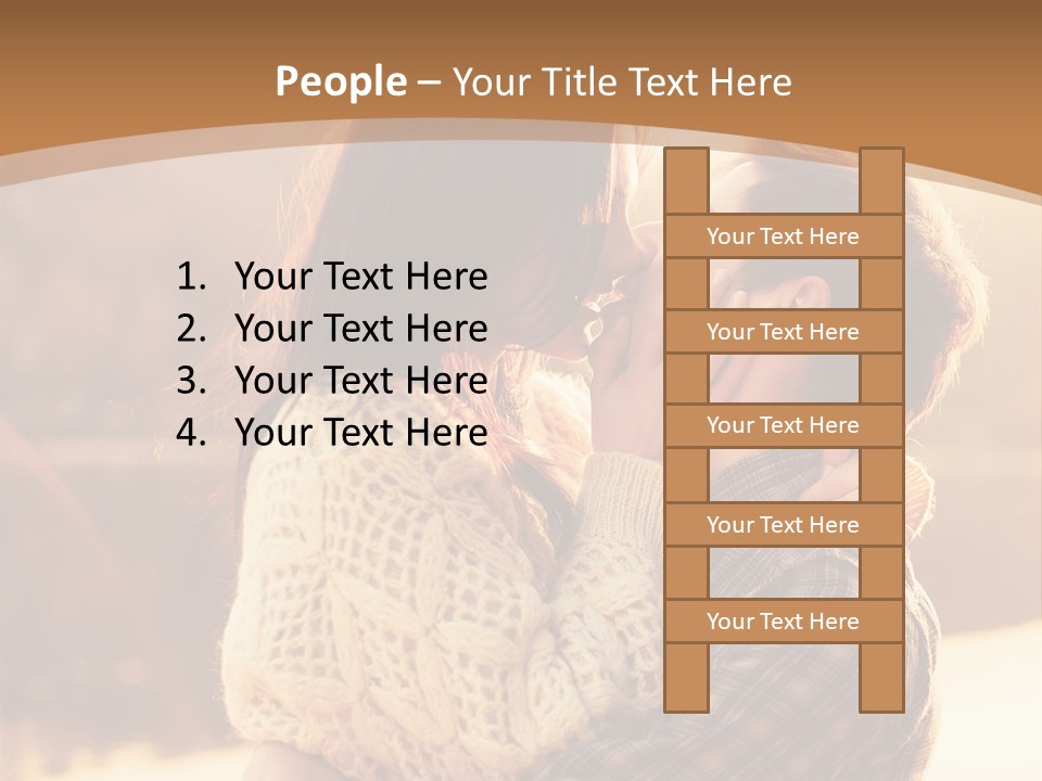 Outside Beach Fun PowerPoint Template