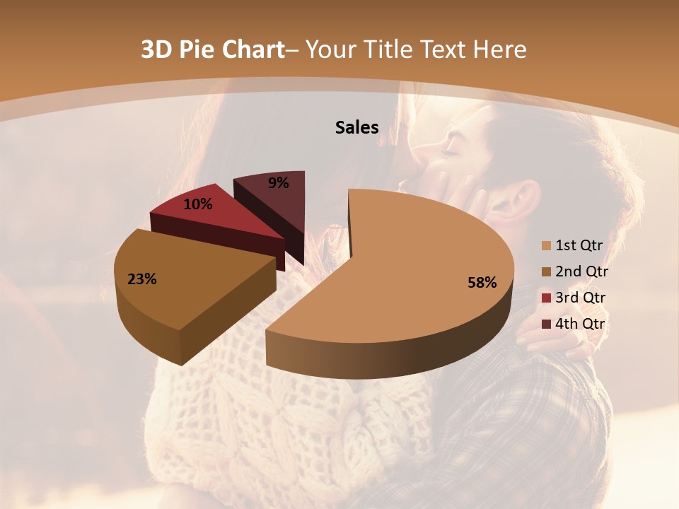 Outside Beach Fun PowerPoint Template