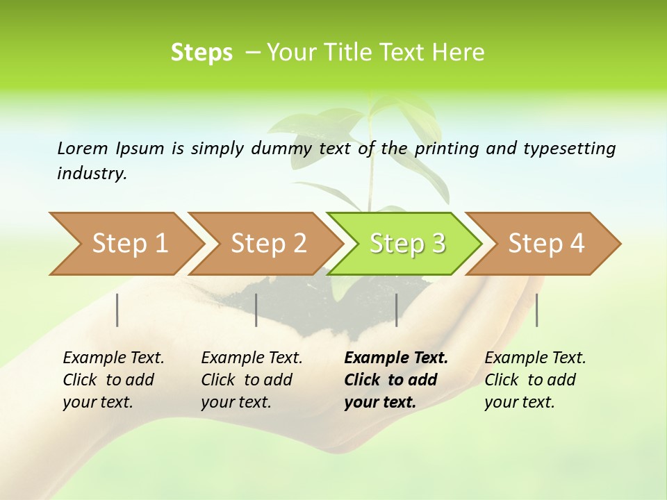 Hope Creative Grass PowerPoint Template