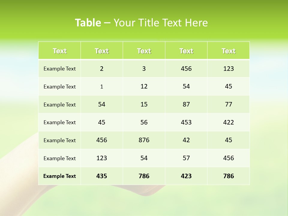 Hope Creative Grass PowerPoint Template