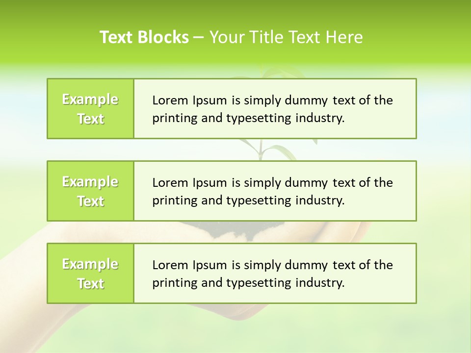 Hope Creative Grass PowerPoint Template