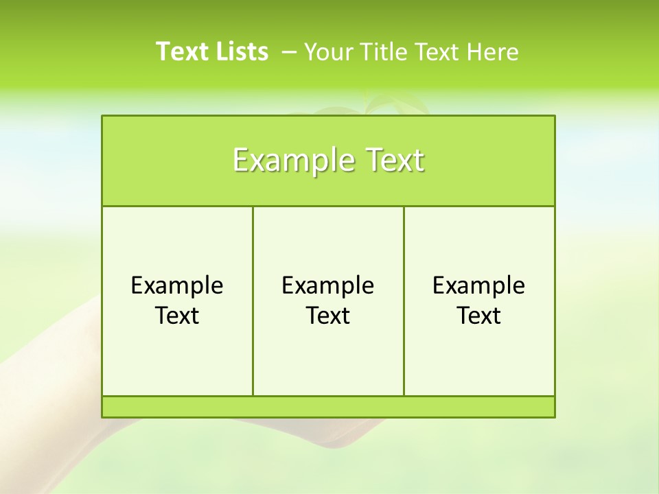 Hope Creative Grass PowerPoint Template