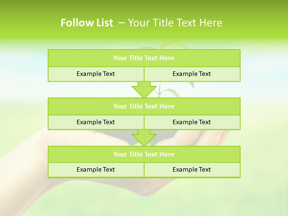 Hope Creative Grass PowerPoint Template
