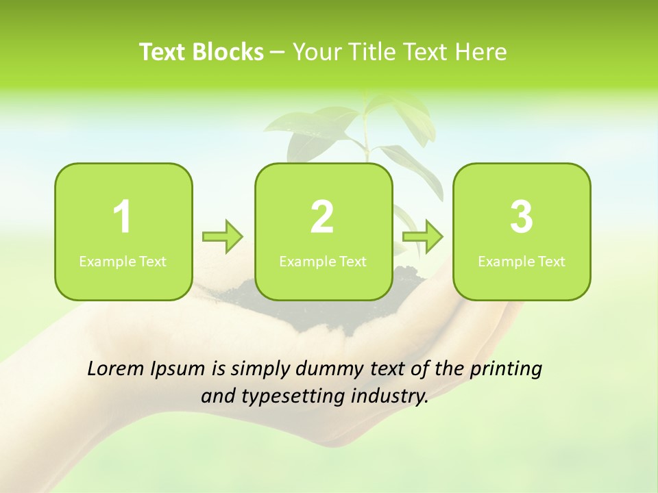 Hope Creative Grass PowerPoint Template