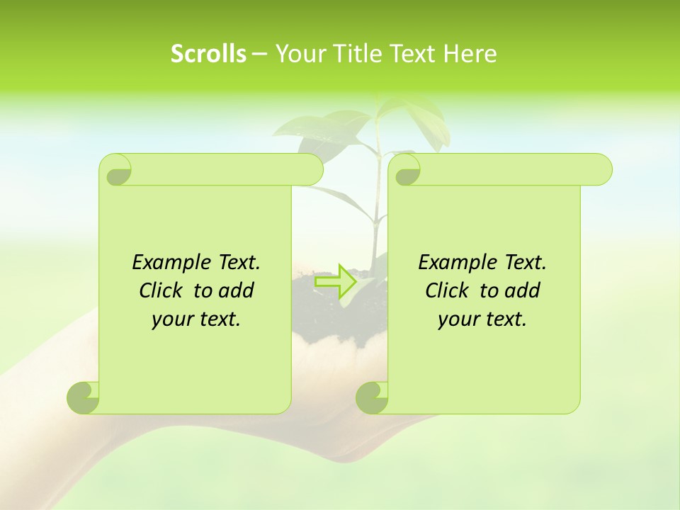 Hope Creative Grass PowerPoint Template