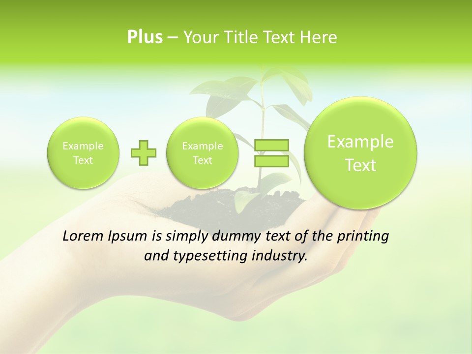 Hope Creative Grass PowerPoint Template