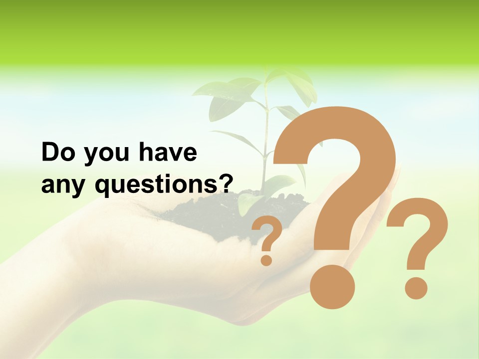 Hope Creative Grass PowerPoint Template