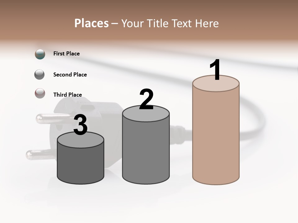 Cable Background Energy PowerPoint Template