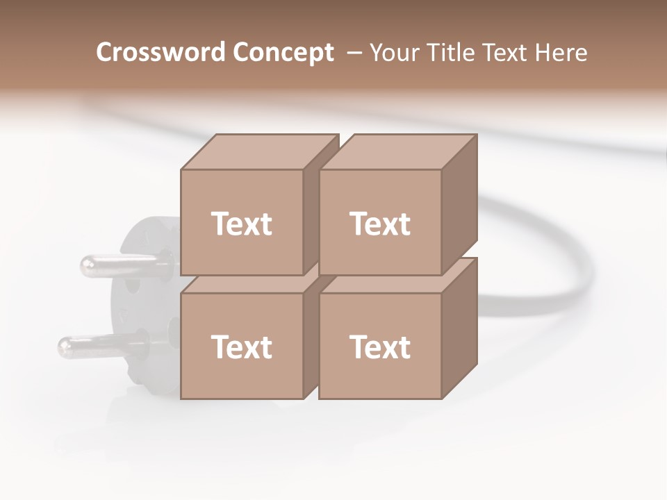 Cable Background Energy PowerPoint Template