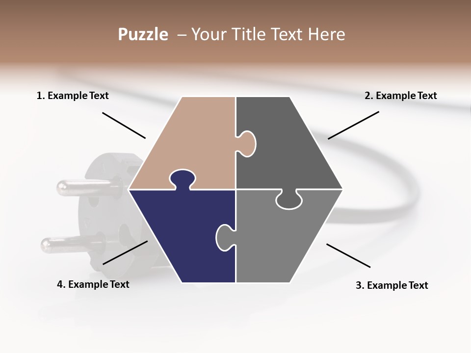 Cable Background Energy PowerPoint Template