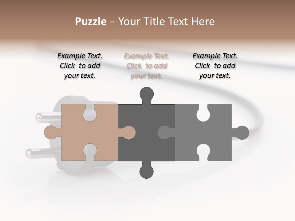 Cable Background Energy PowerPoint Template