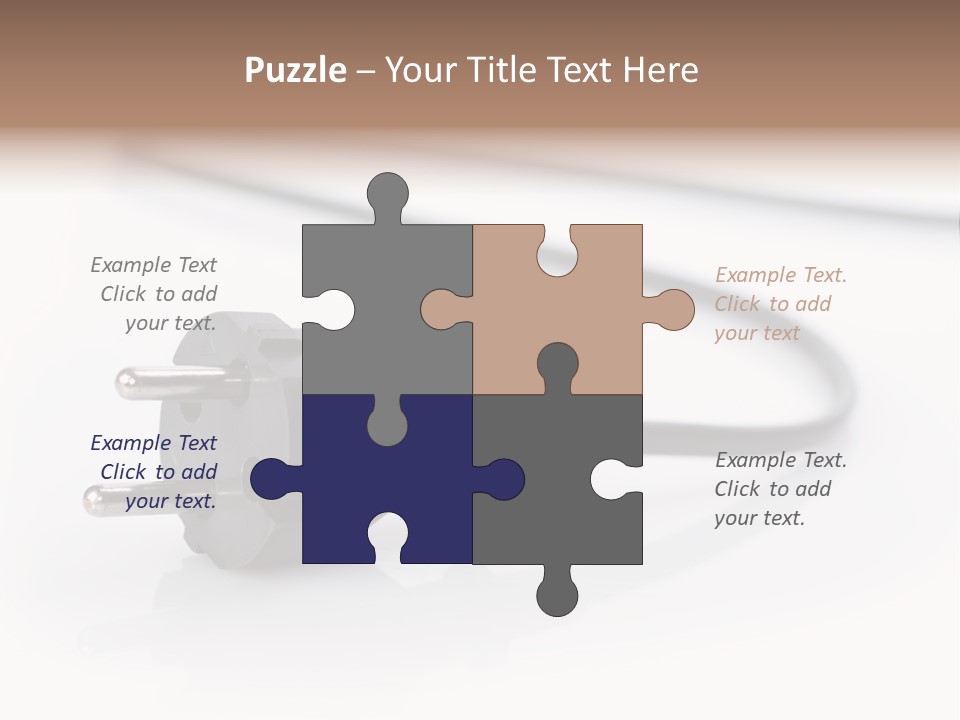 Cable Background Energy PowerPoint Template