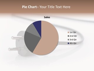 Cable Background Energy PowerPoint Template