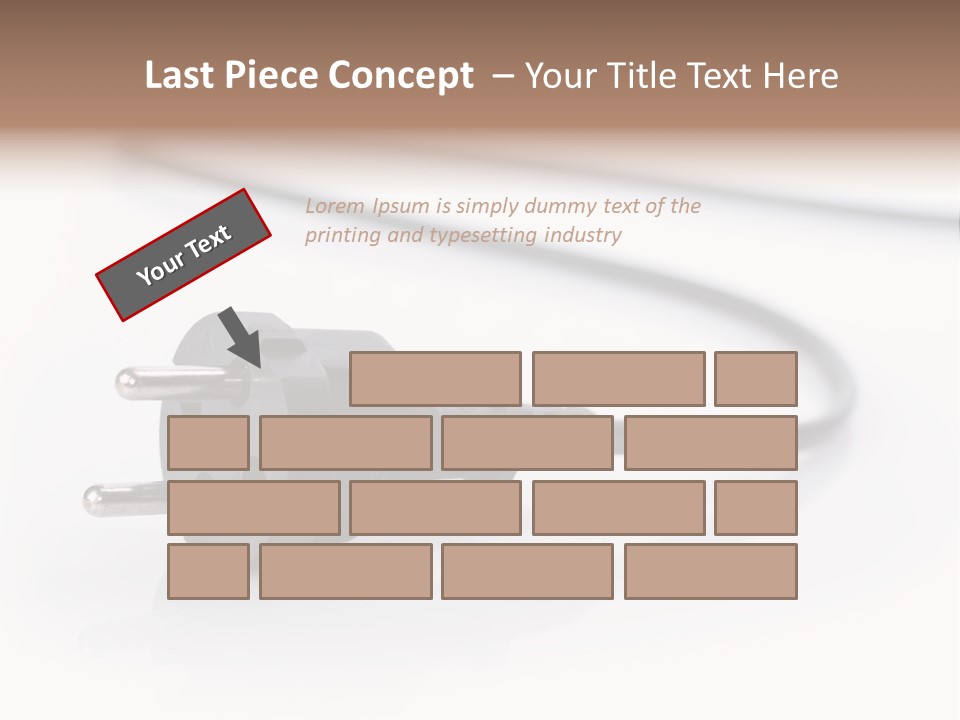Cable Background Energy PowerPoint Template