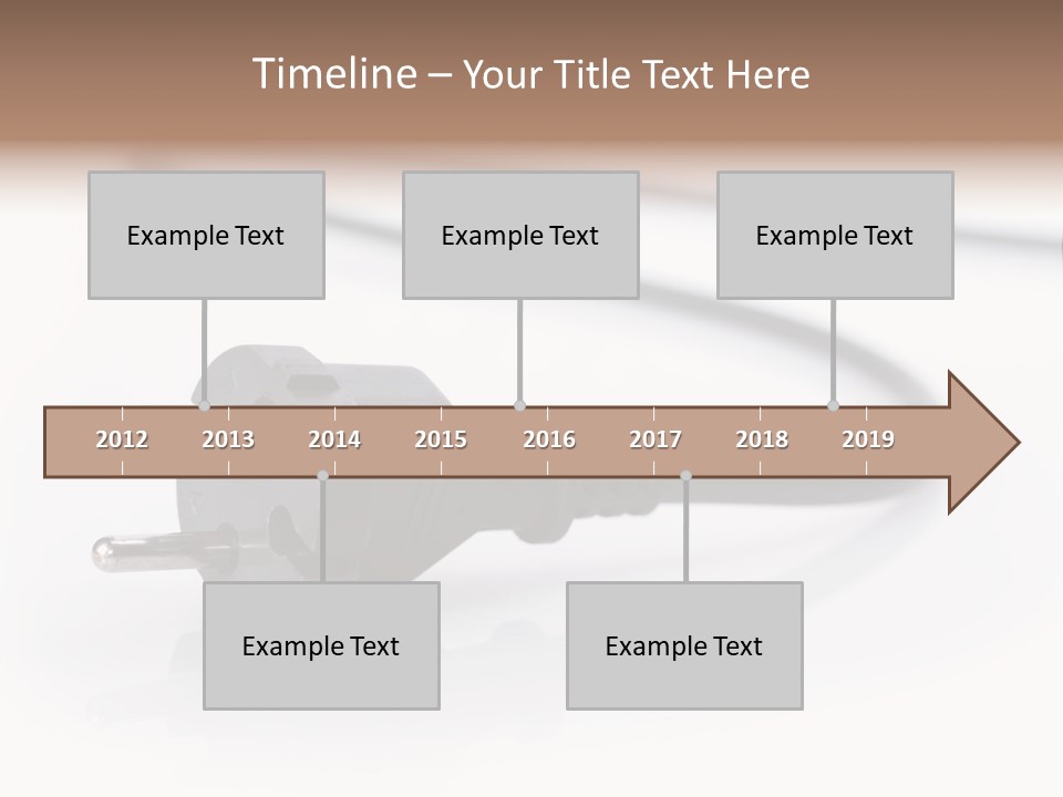 Cable Background Energy PowerPoint Template