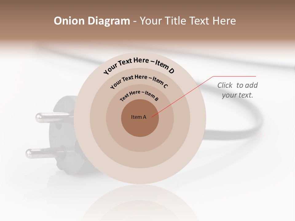 Cable Background Energy PowerPoint Template