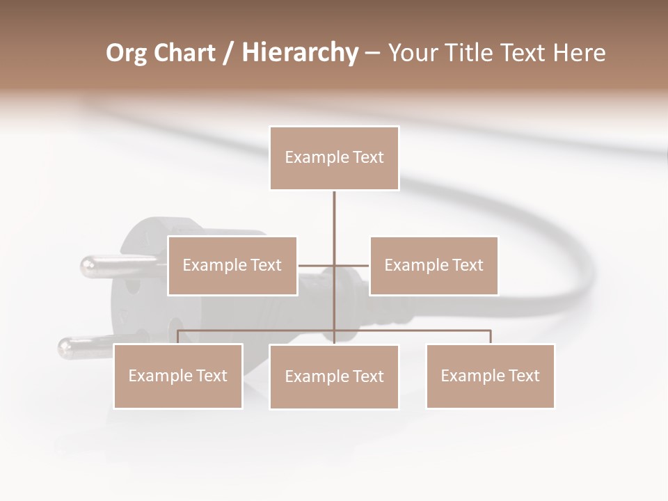 Cable Background Energy PowerPoint Template