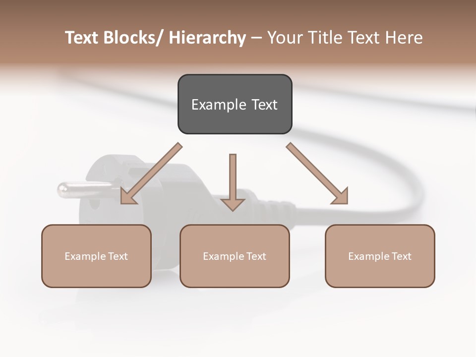 Cable Background Energy PowerPoint Template