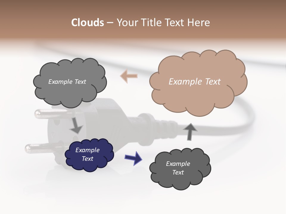 Cable Background Energy PowerPoint Template