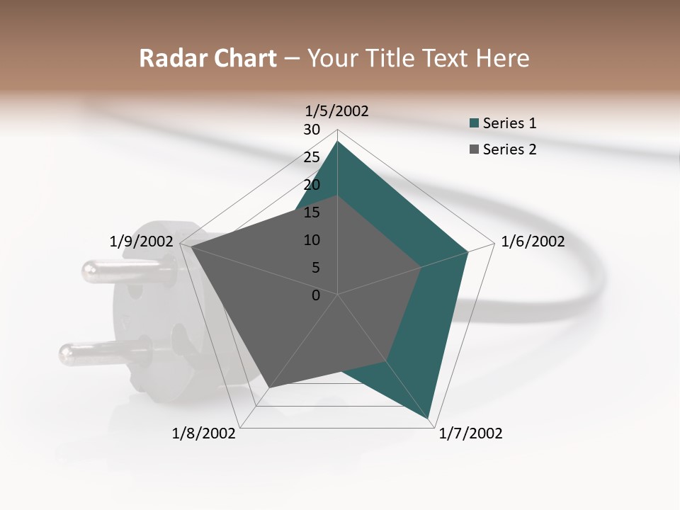 Cable Background Energy PowerPoint Template