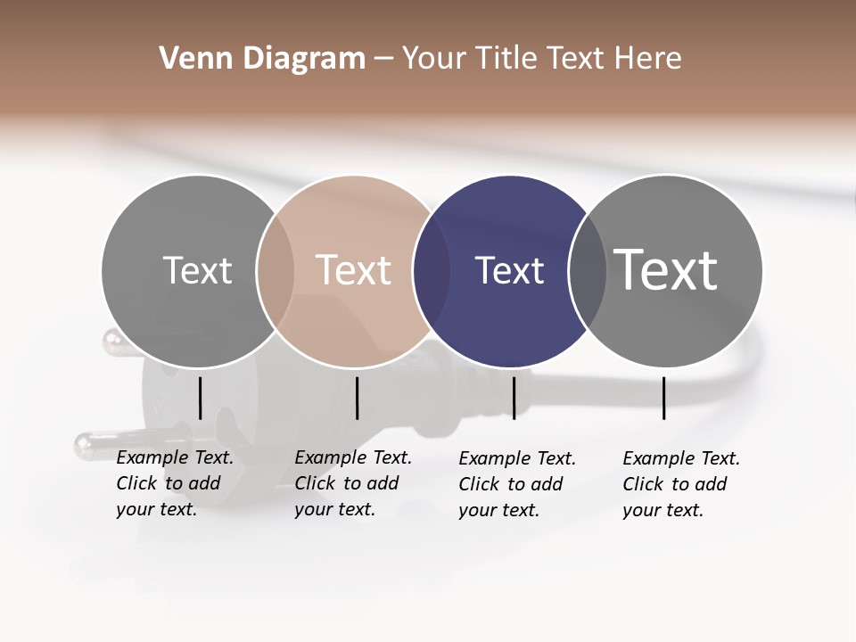Cable Background Energy PowerPoint Template