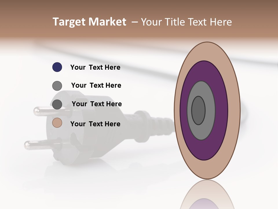 Cable Background Energy PowerPoint Template