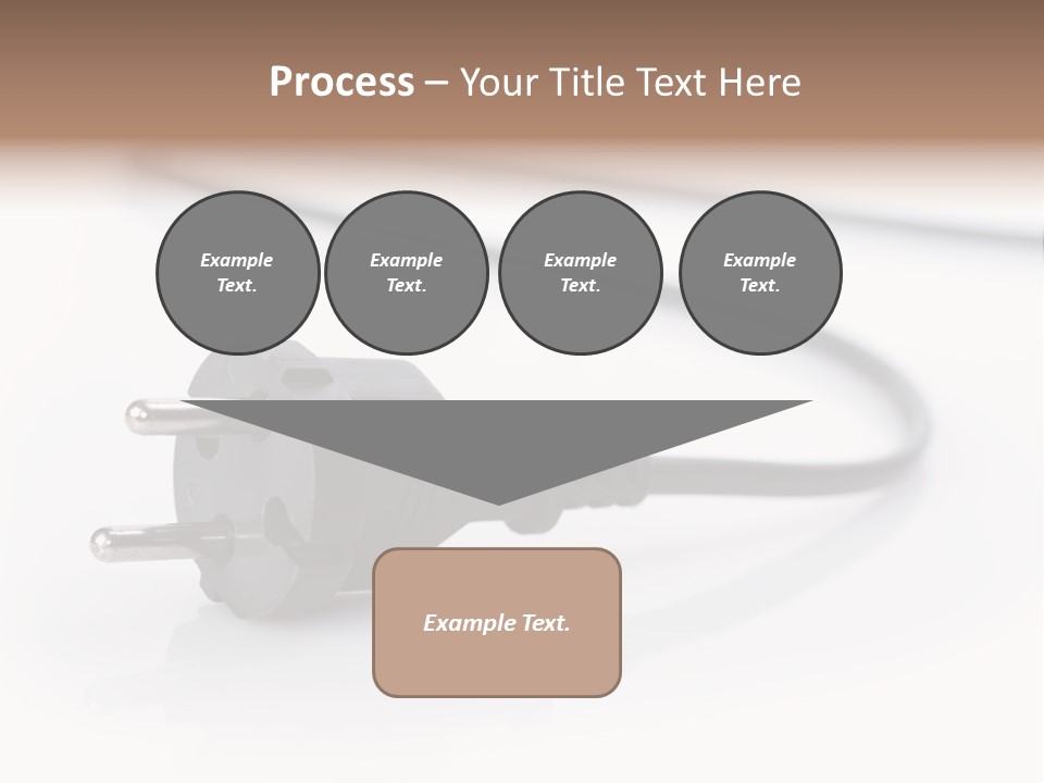 Cable Background Energy PowerPoint Template