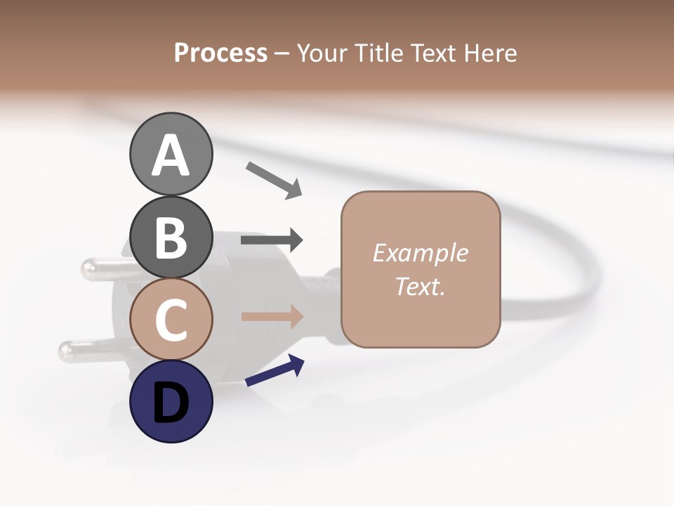 Cable Background Energy PowerPoint Template