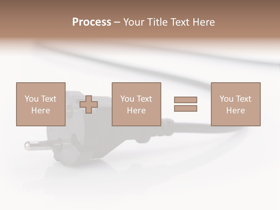 Cable Background Energy PowerPoint Template
