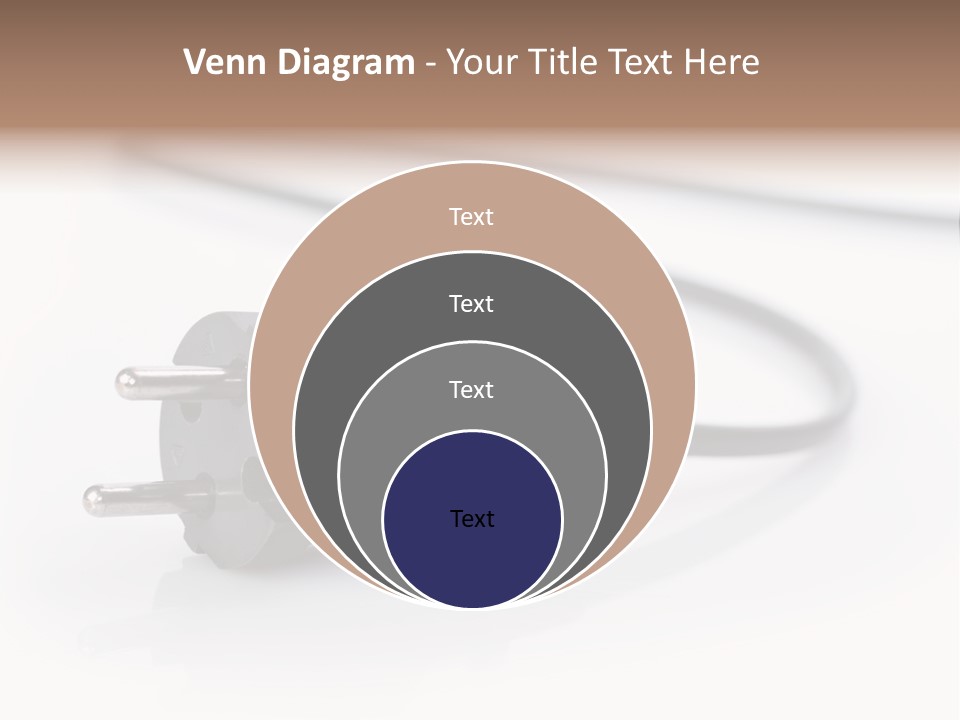 Cable Background Energy PowerPoint Template