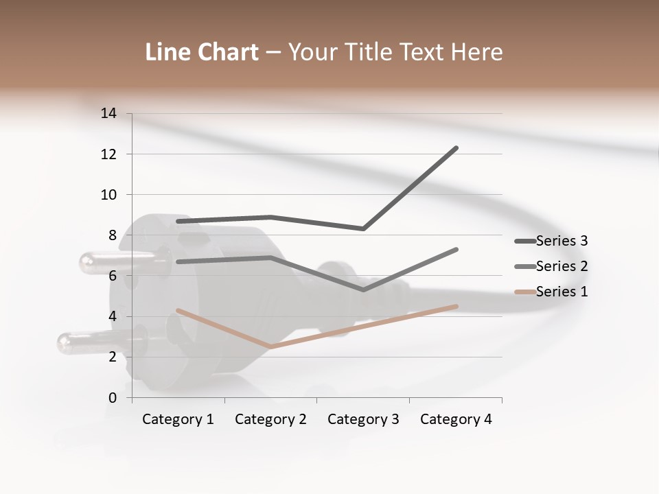 Cable Background Energy PowerPoint Template