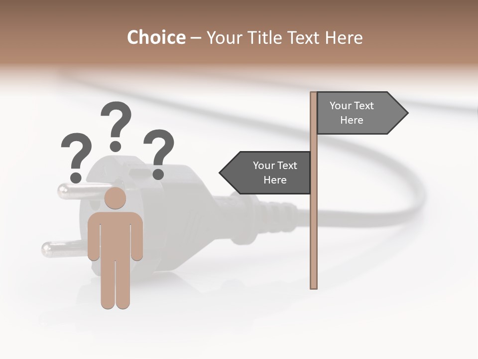 Cable Background Energy PowerPoint Template