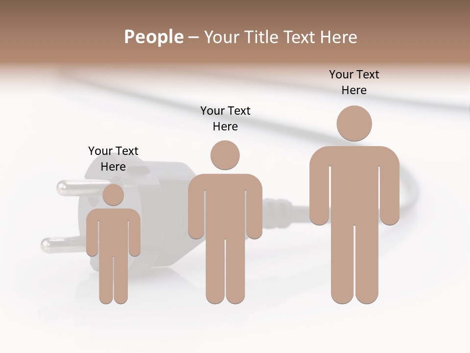 Cable Background Energy PowerPoint Template
