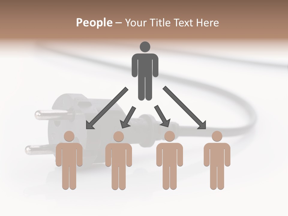 Cable Background Energy PowerPoint Template