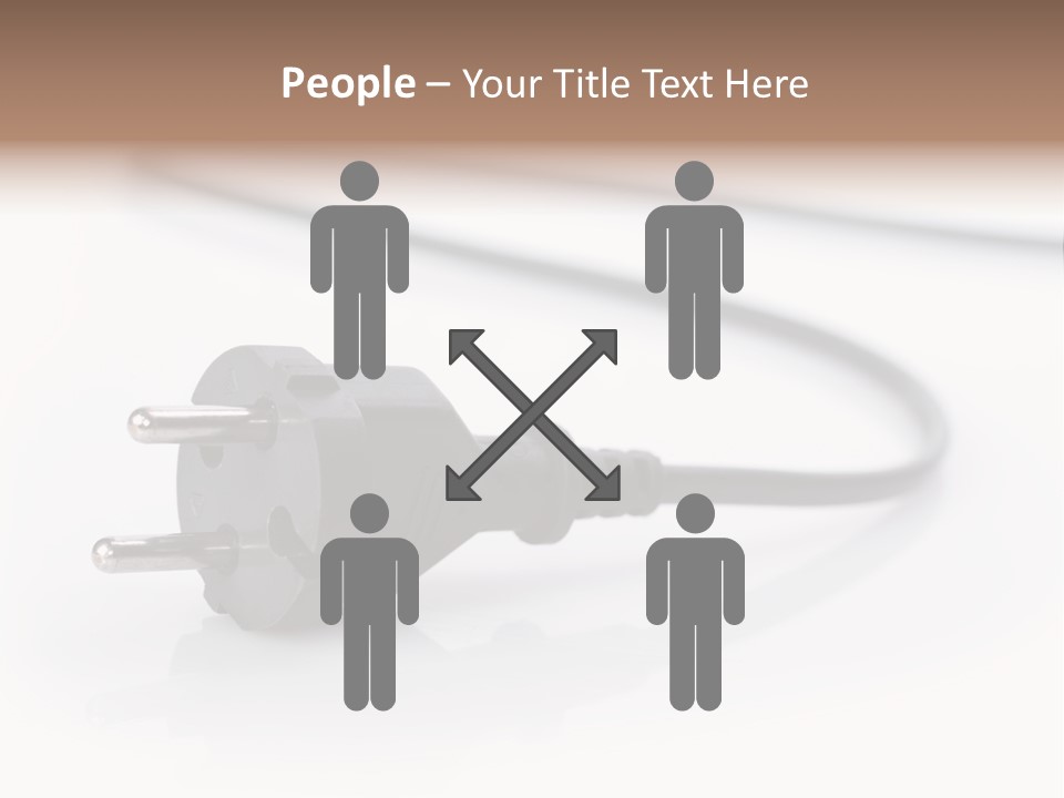 Cable Background Energy PowerPoint Template