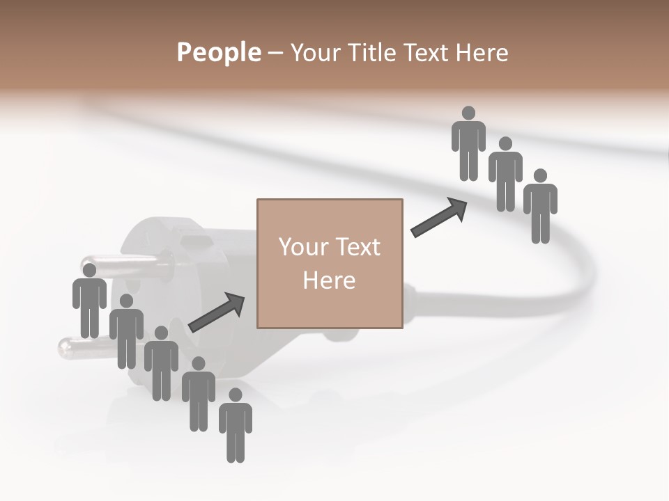 Cable Background Energy PowerPoint Template