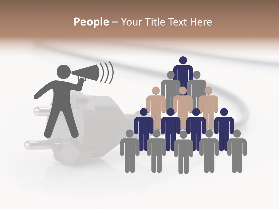 Cable Background Energy PowerPoint Template